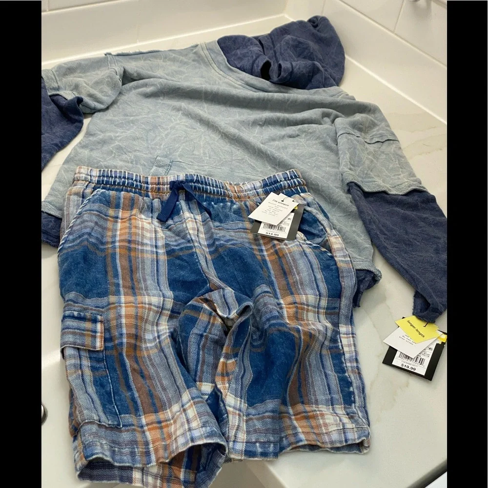 ART CLASS SHORTS & PULLOVER SIZE 6/7 SET NEW